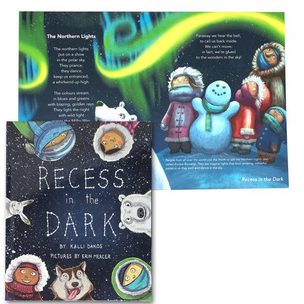 Book and Canvas - Recess in the Dark - The Northern Lights