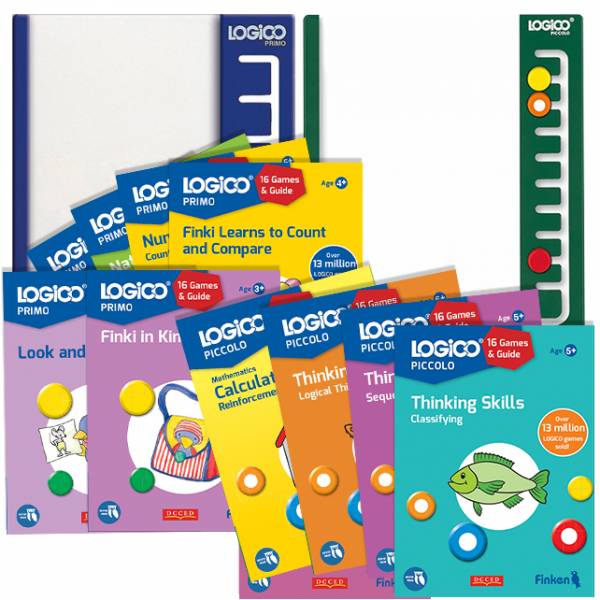 Pack B – 7 Primo + 4 Piccolo Games + 2 Game Boards (1 Piccolo + 1 Primo)