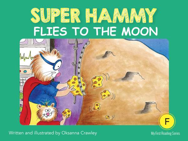 Super Hammy Flies to the Moon