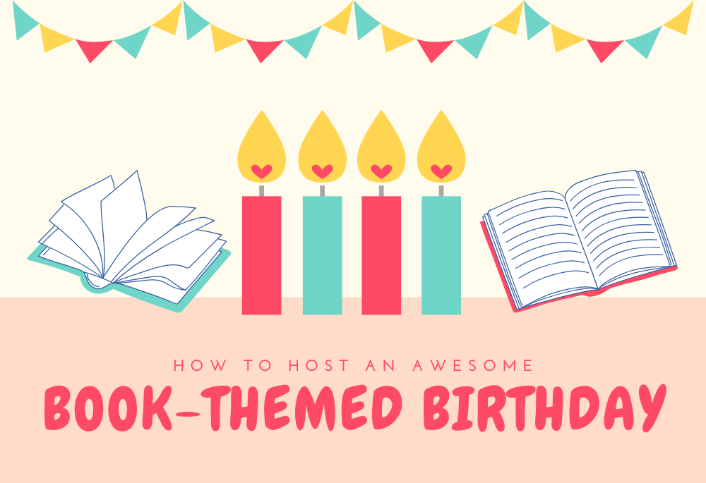 Book Birthday Card, Birthday Card for Book Worm, Book Lover Birthday Card,  Librarian Birthday Card, Author Birthday Card, Book Themed Card 