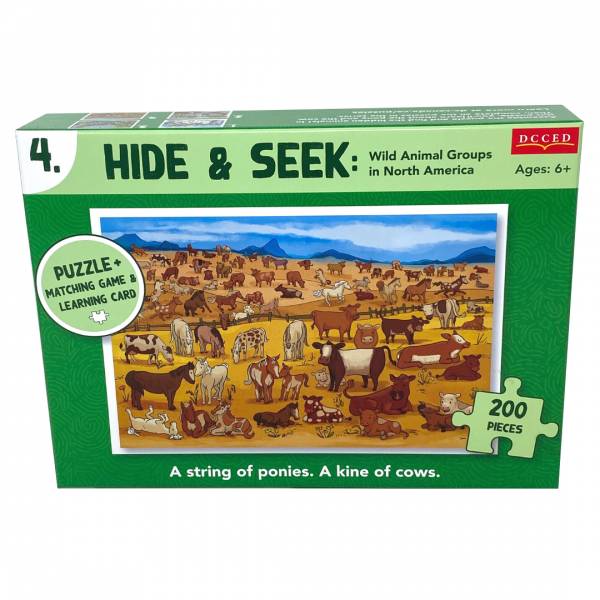 Hide and Seek Puzzle - Cow