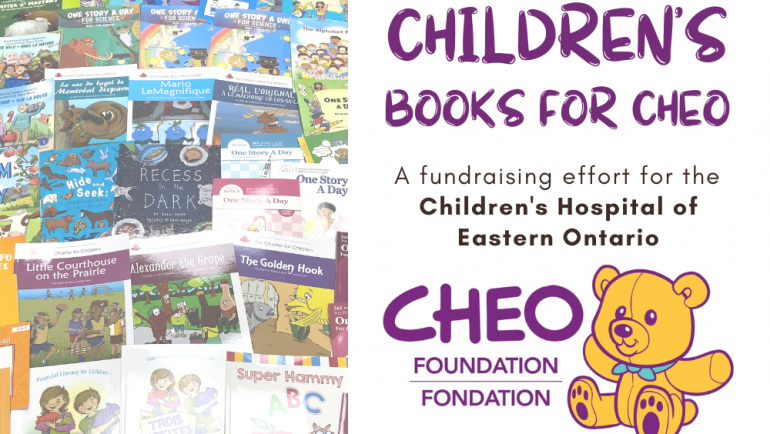 Children’s Books for CHEO Fundraiser 2023