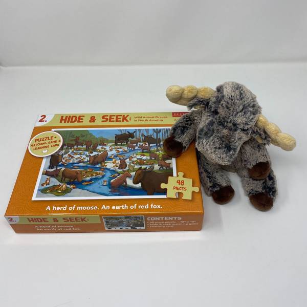 Marshall Moose Plush + Moose Puzzle