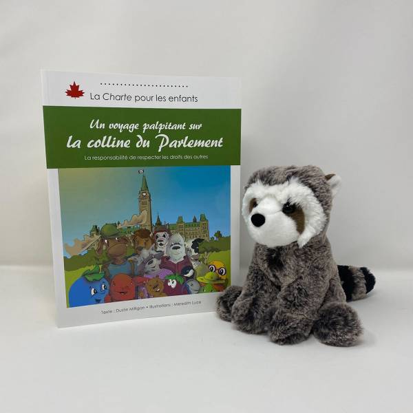 Un voyage palpitant sur la colline du Parlement + Raccoon Plush